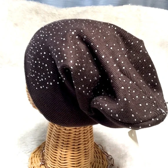 Brown Beanie stoned cap hat NEW - Picture 3 of 7